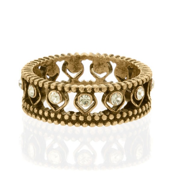 Chloe + Isabel Jewelry - Chloe + Isabel Golden Lotus Crystal Ring Chloe + Isabel Jewelry - Chloe + Isabel Golden Lotus Crystal Ring